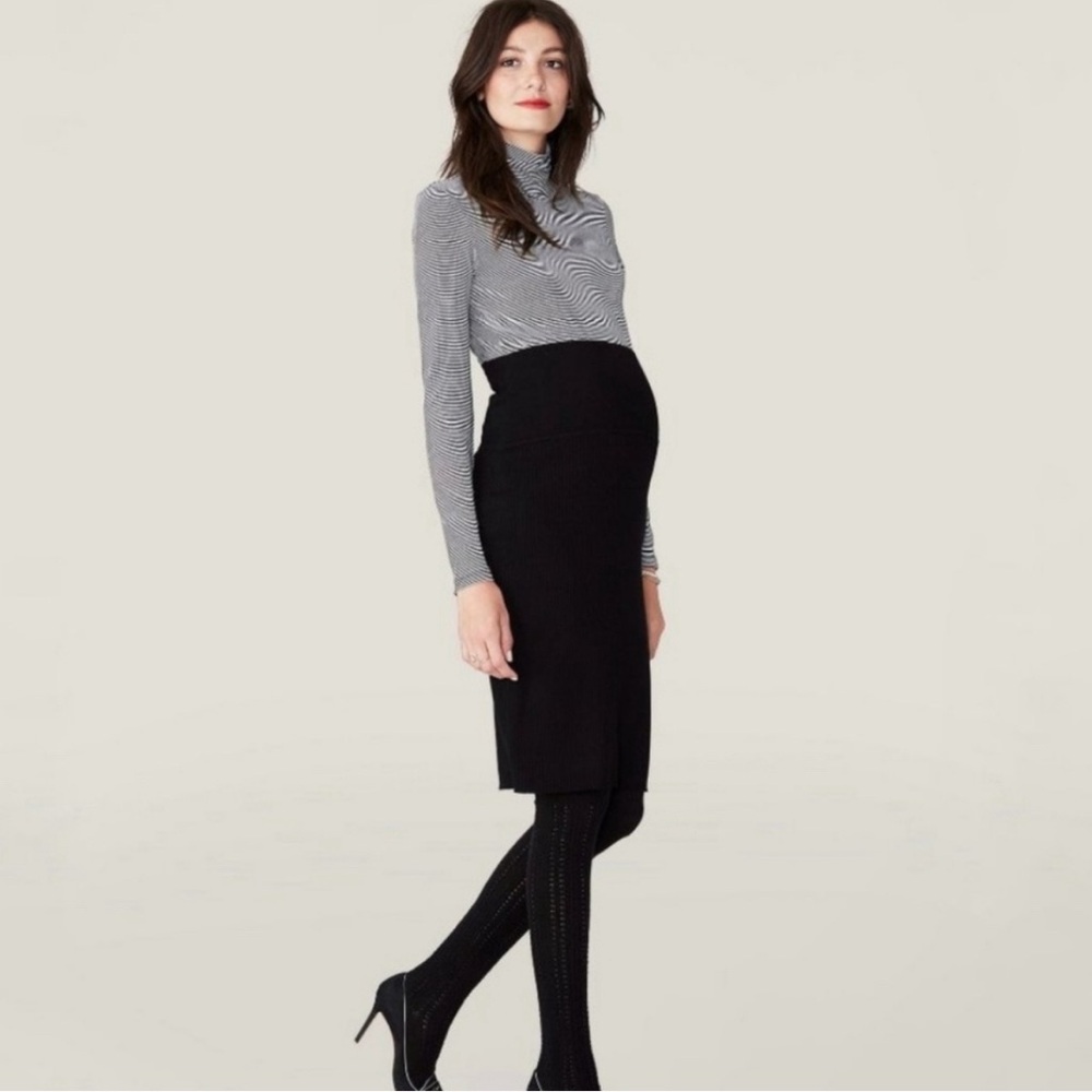 HATCH MATERNITY THE JILLIAN BLACK SKIRT
Size 2 M